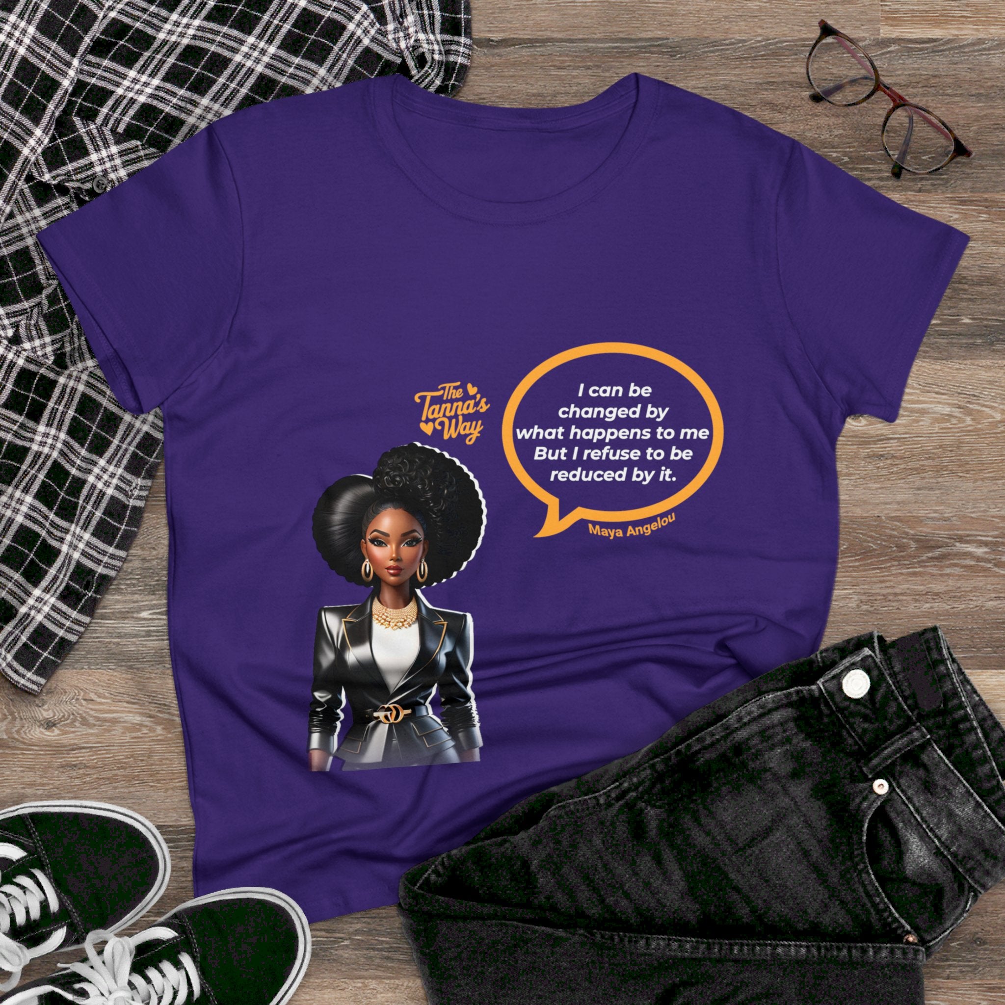 Maya Angelou 2 | Women's Midweight Cotton Tee